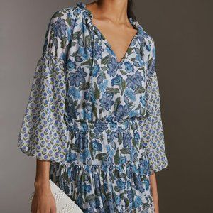 MISA Los Angeles Elisabetta Ruffle Mini Dress, Size M